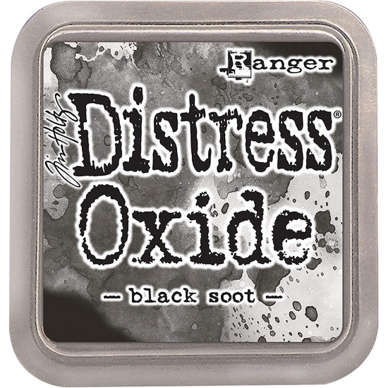 Distress Oxide Ink Pad - Tim Holtz - couleur «Black Soot»